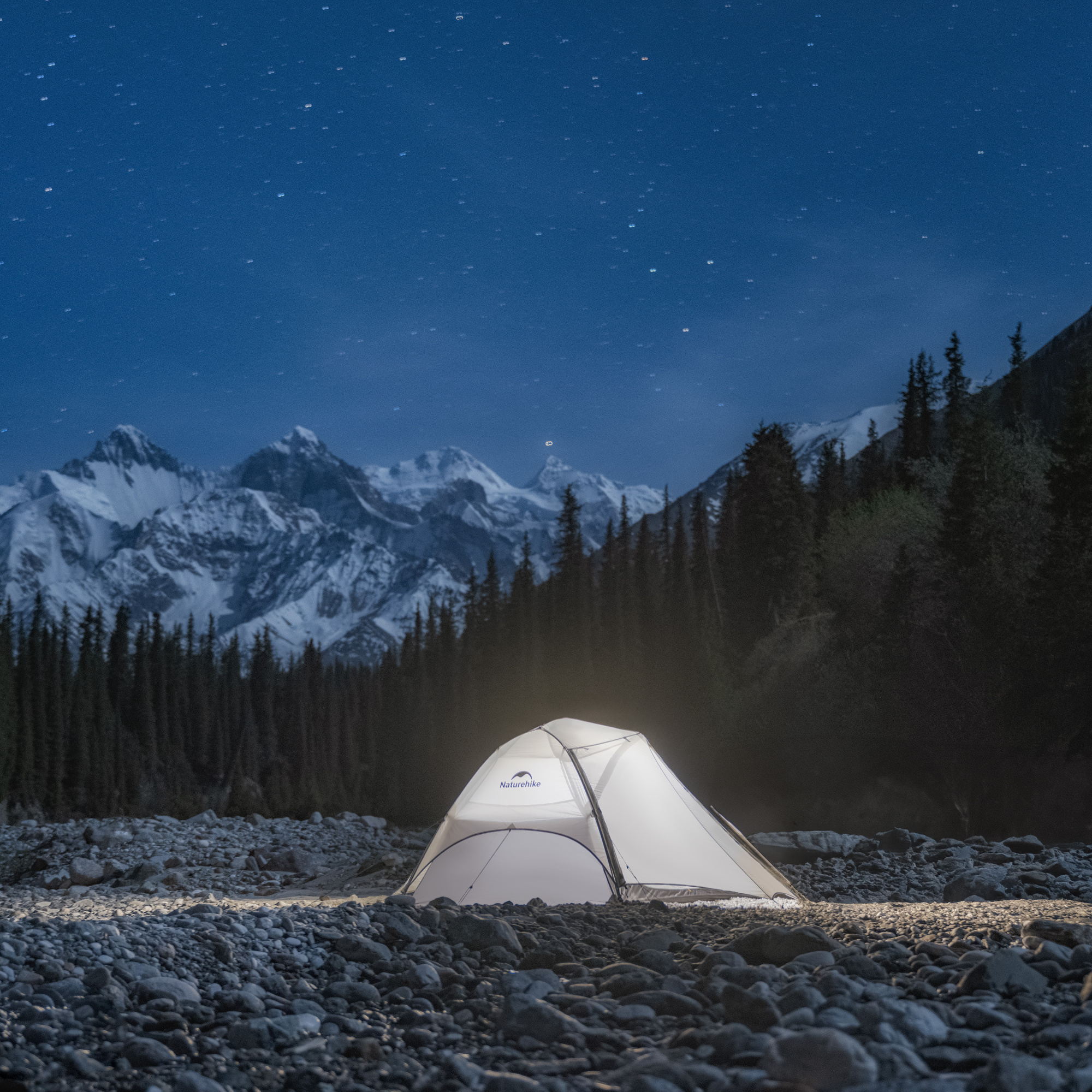 Палатка Naturehike Star River UL CNK2450WS022 двухместная серая