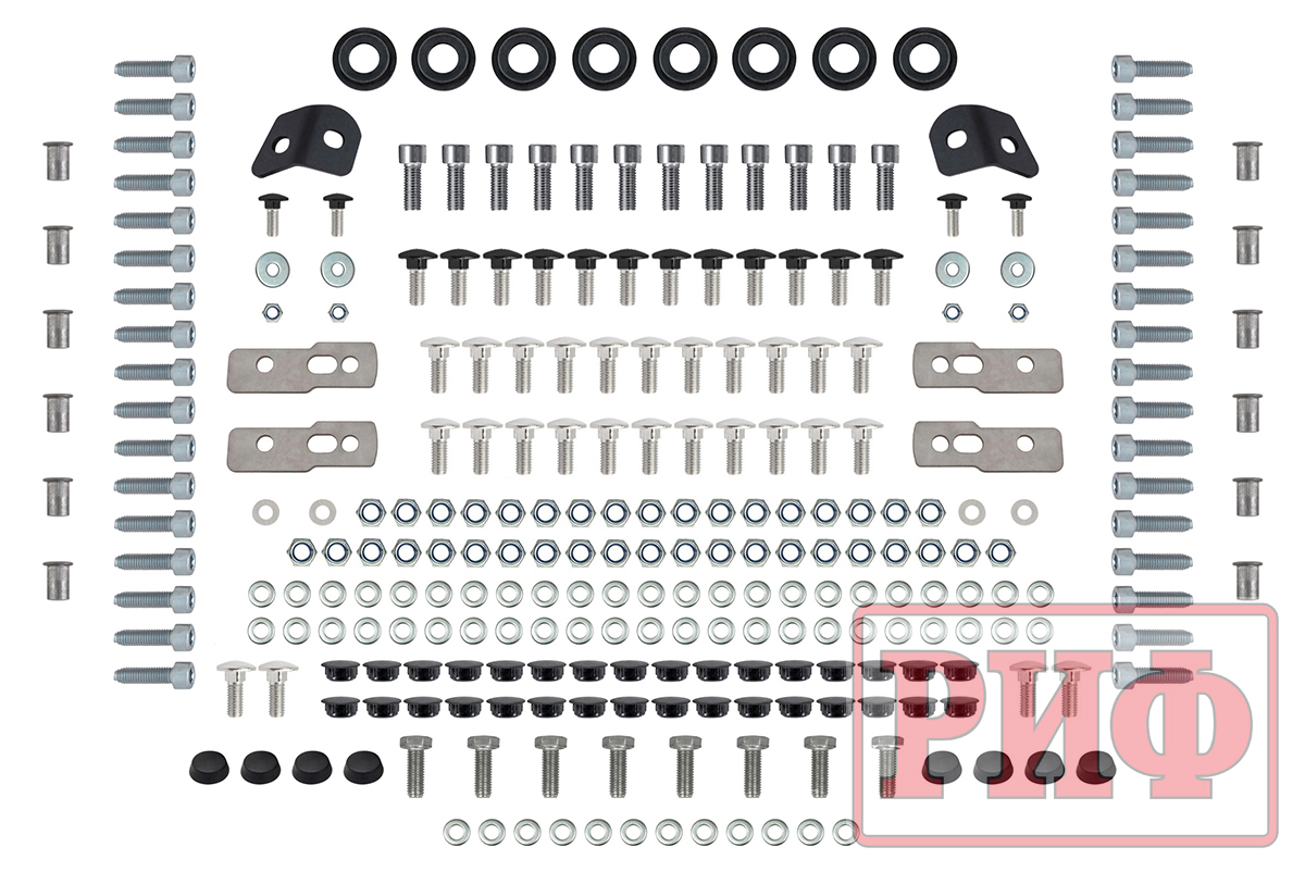 картинка Багажник ГАЗ Соболь NN Минивэн с вставкой экспедиционный 1600x2650мм РИФ