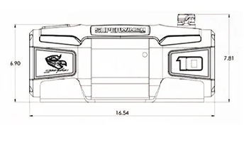 Лебедка SUPERWINCH Scorpion 10000 SR двухскоростная 12В