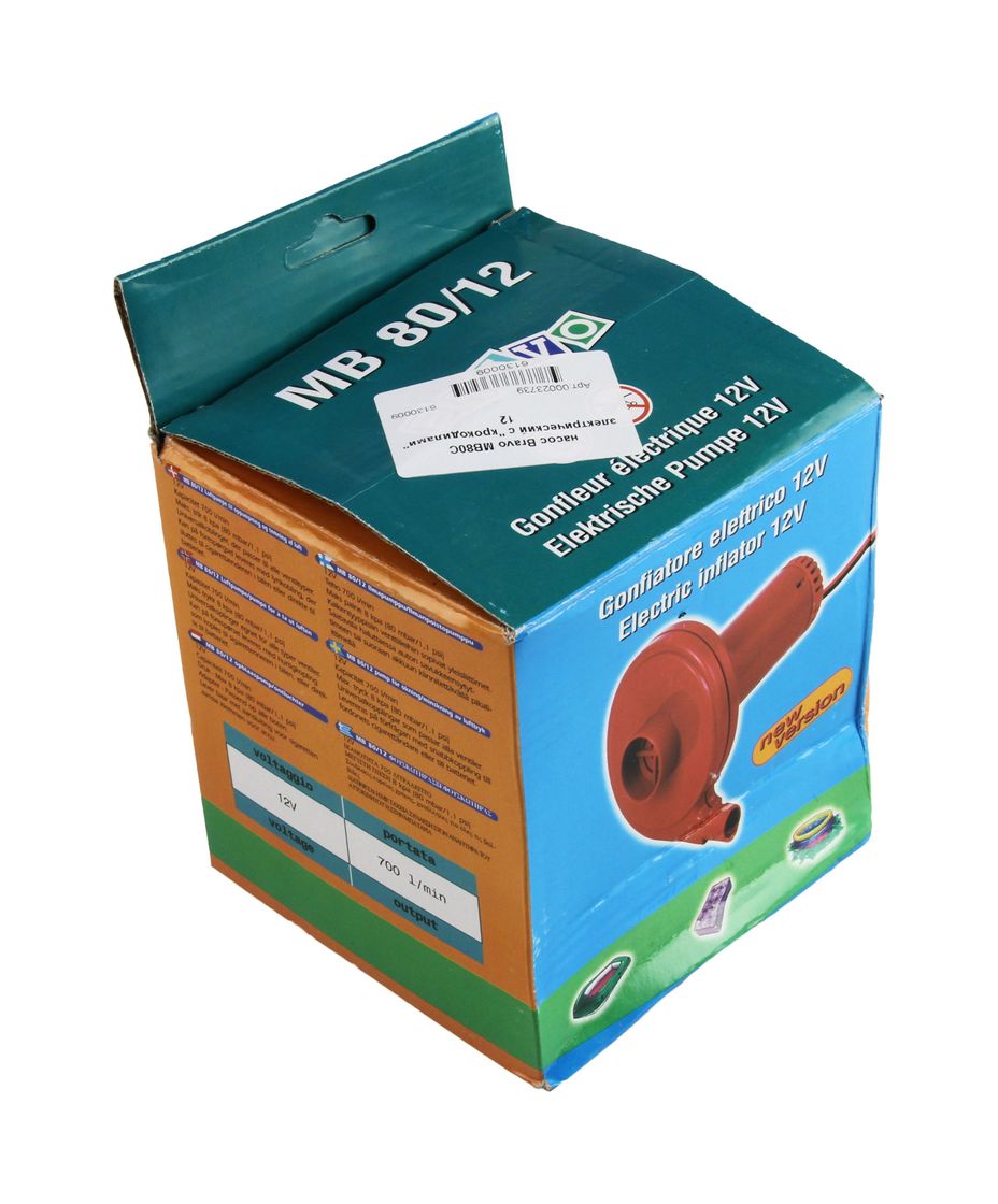 картинка Насос Bravo MB80C электрический с "крокодилами" 12 В,