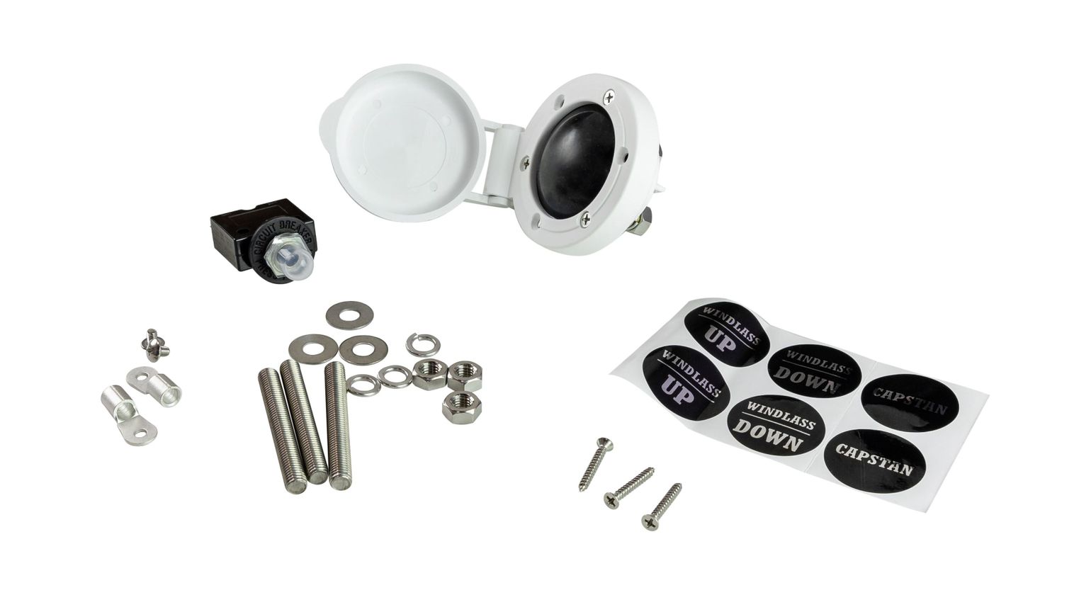 картинка Лебедка якорная South Pacific EC1000A вертикальная, 1100Вт, 12 В,