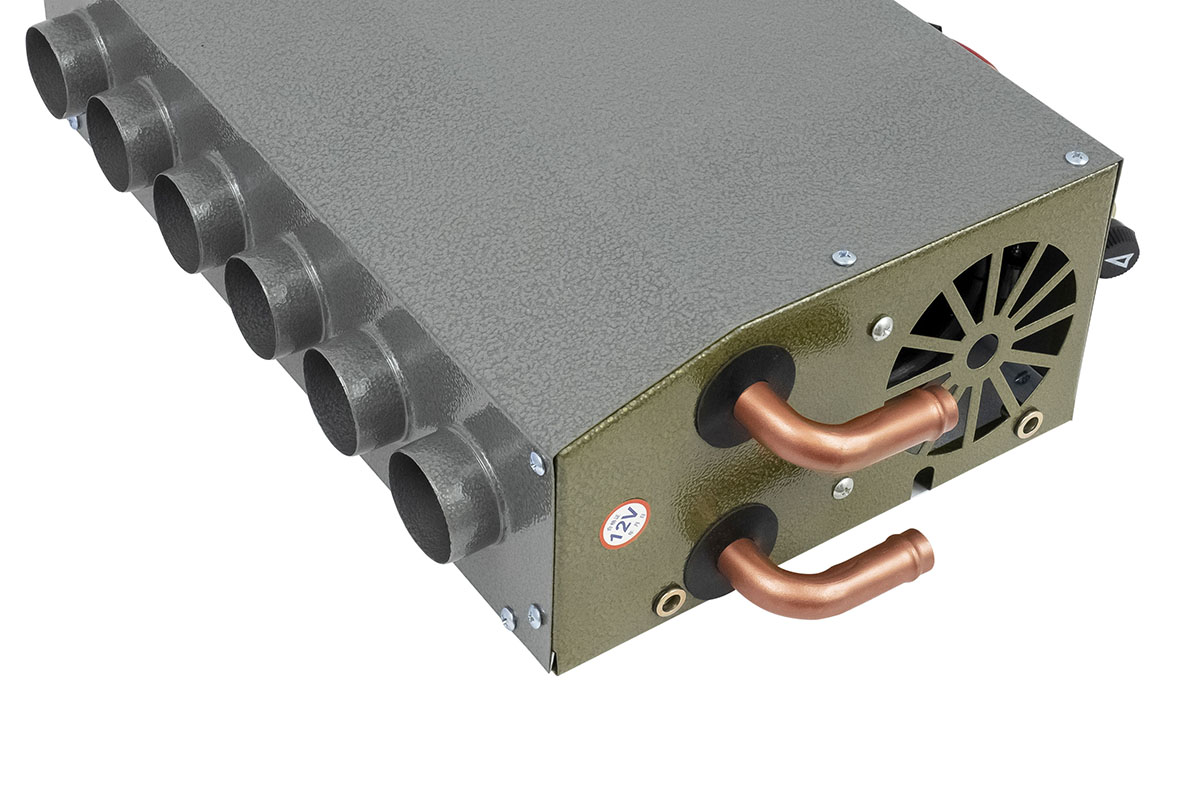 картинка Печка-обогреватель салона автомобиля 12V, 6 выходов на одну сторону