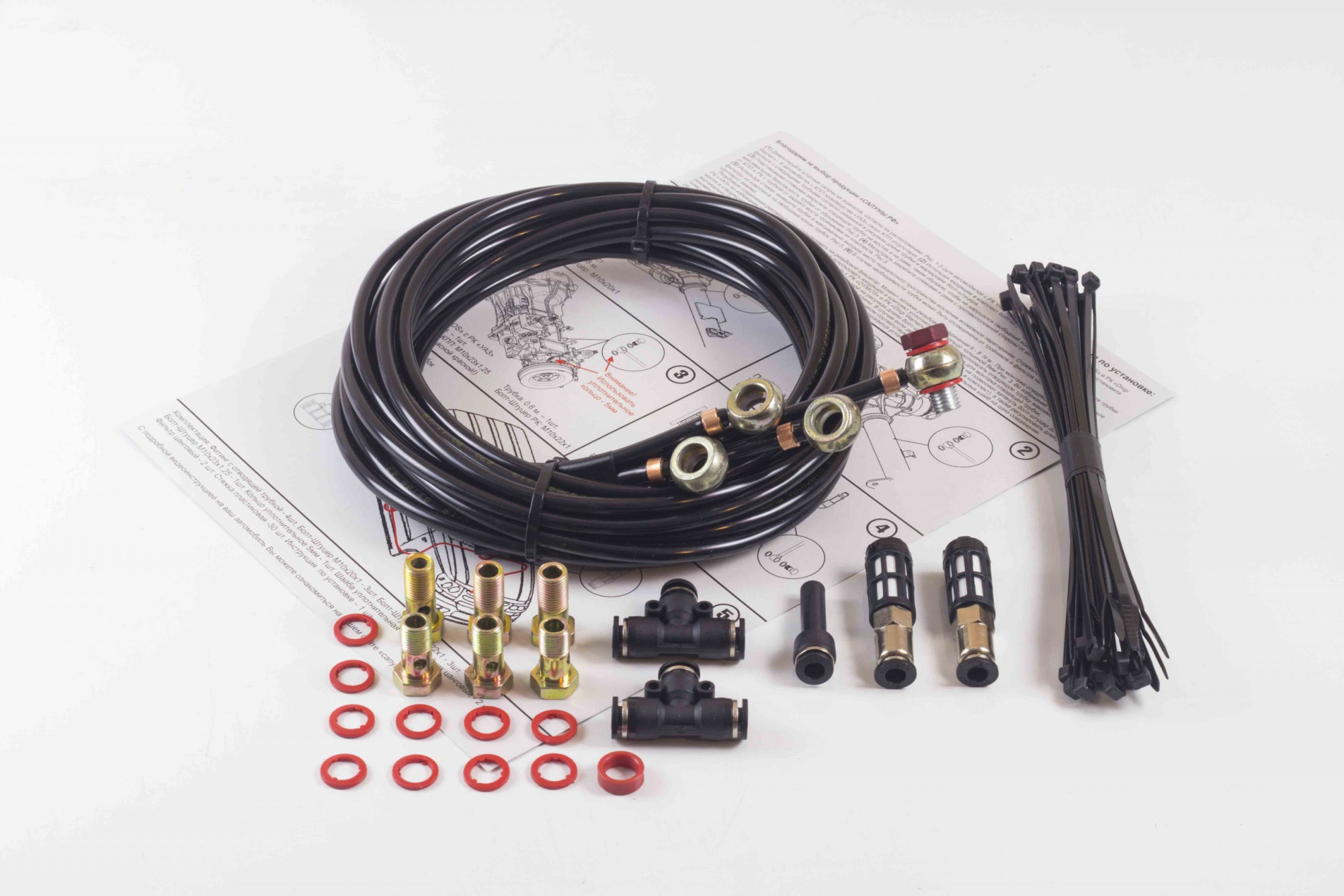 картинка Комплект для вывода сапунов УАЗ 2.0 +АКПП(обновленный)