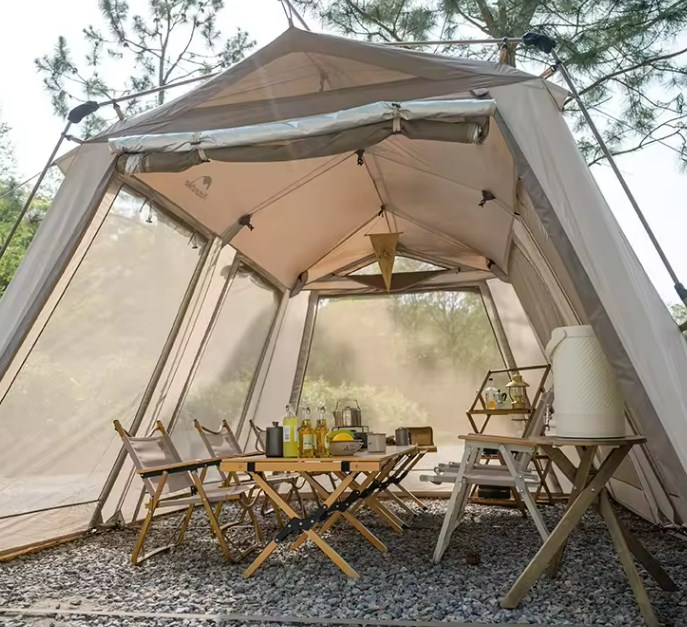 картинка Палатка Naturehike Village 13 Quick-opening, автоматическая 5-8-местная