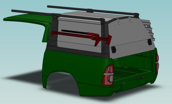 картинка Рейлинги грузовые KDT многофункционального грузового каркаса