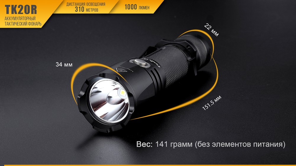 Фонарь Fenix TK20R