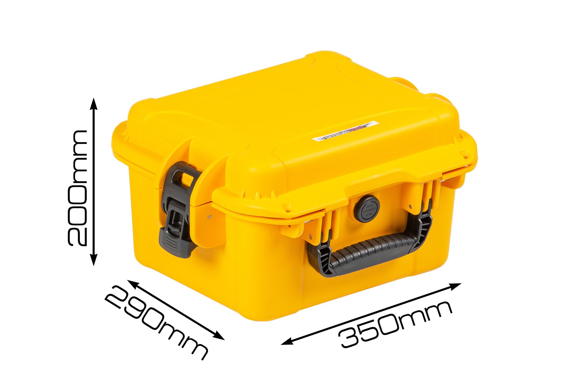 Кейс OffRoadTeam Element EL613075 ЖЕЛТЫЙ, внутри 272*220*197мм, IP65