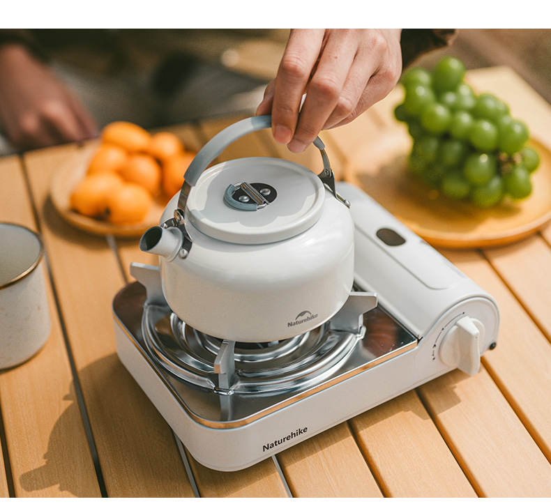 картинка Чайник Naturehike 0,8л., керамическое покрытие, белый