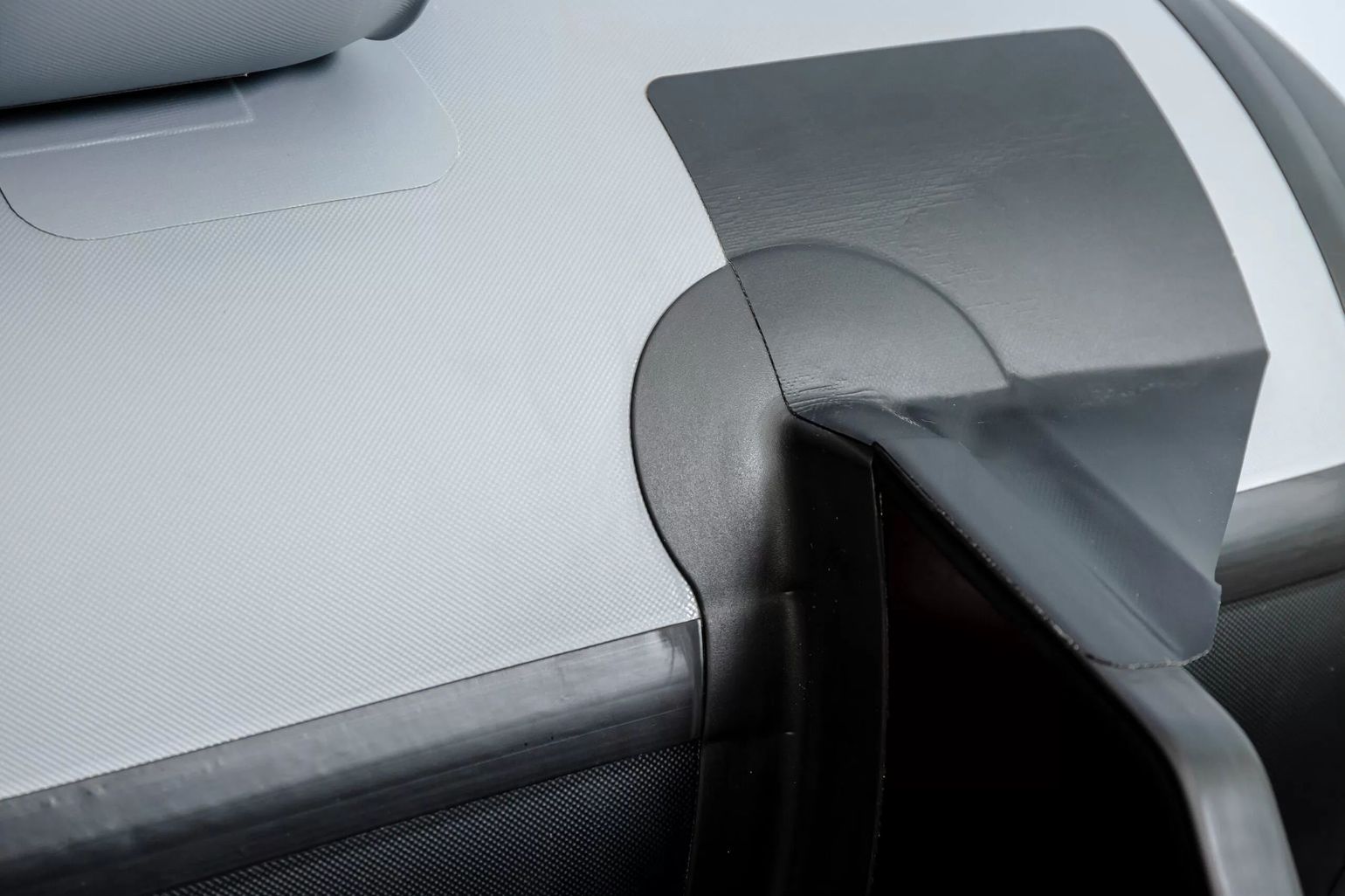 картинка Надувная лодка ПВХ, RiverBoats RB 370 НДНД, ф/б, черно-серый