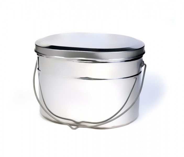 картинка Котелок туристический 6 л., низкий, нержавеющая сталь, крышка с ручками