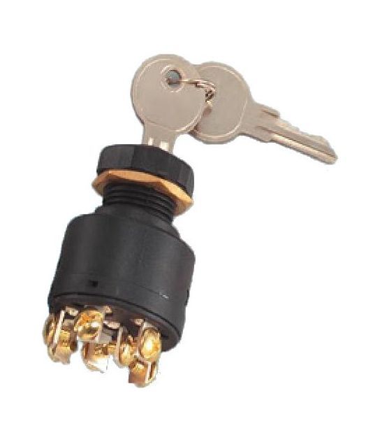 картинка Замок зажигания с ключом и защитным колпачком