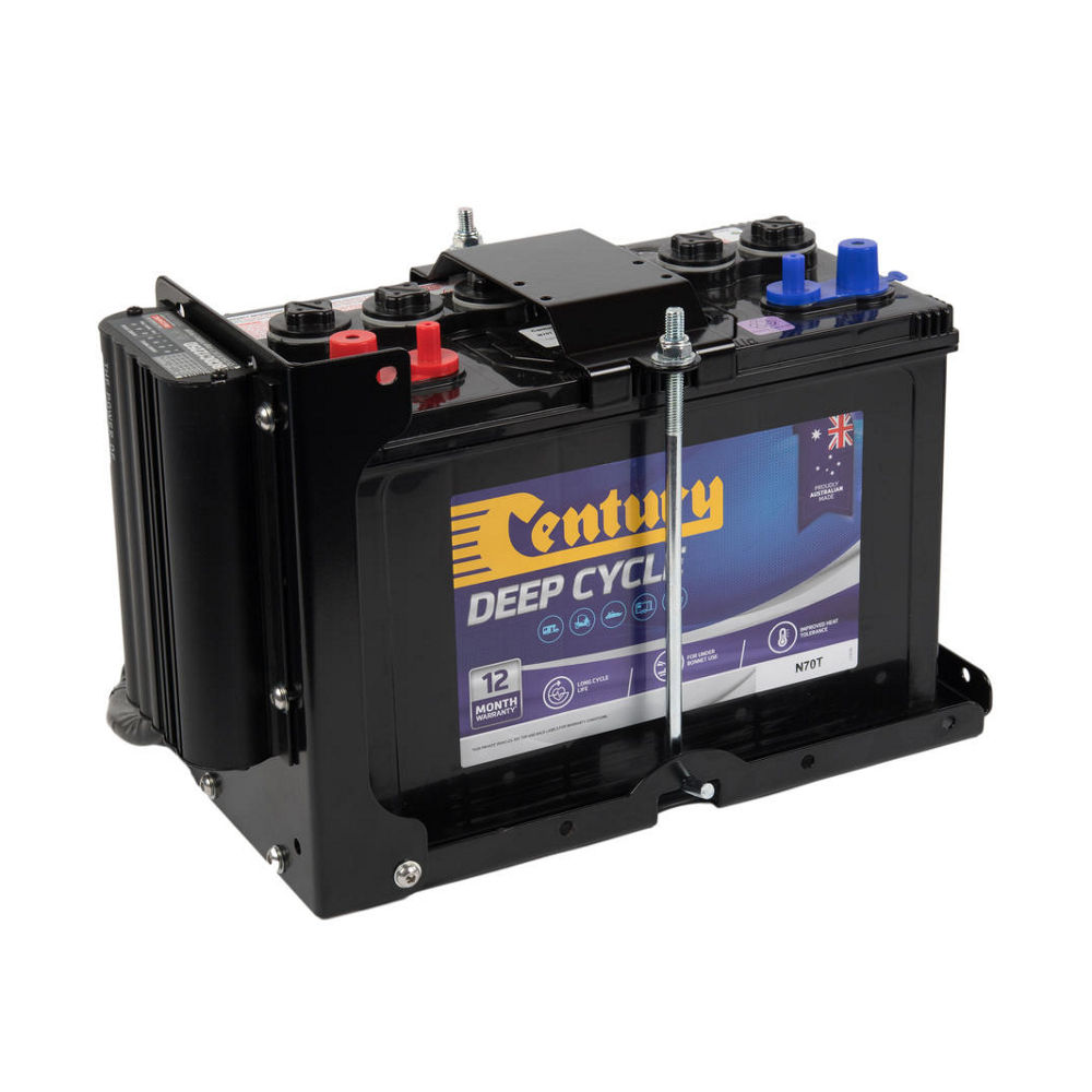 AUX BAT KIT WITH 12IN BAT TRAY|WITH TRAY, LOOM & BCDC1225DARB