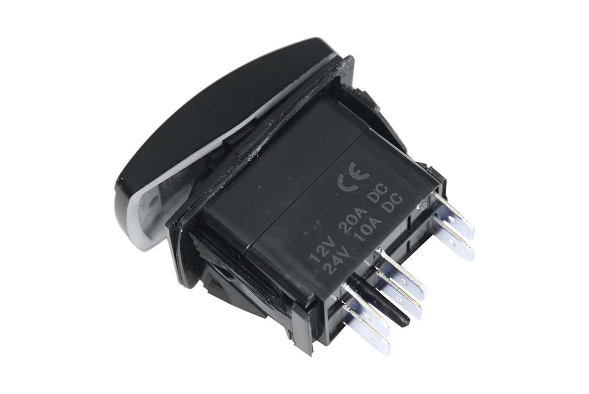 картинка Кнопка РИФ ВКЛ/ВКЛ/ВЫКЛ, белый, КОМБО СВЕТ