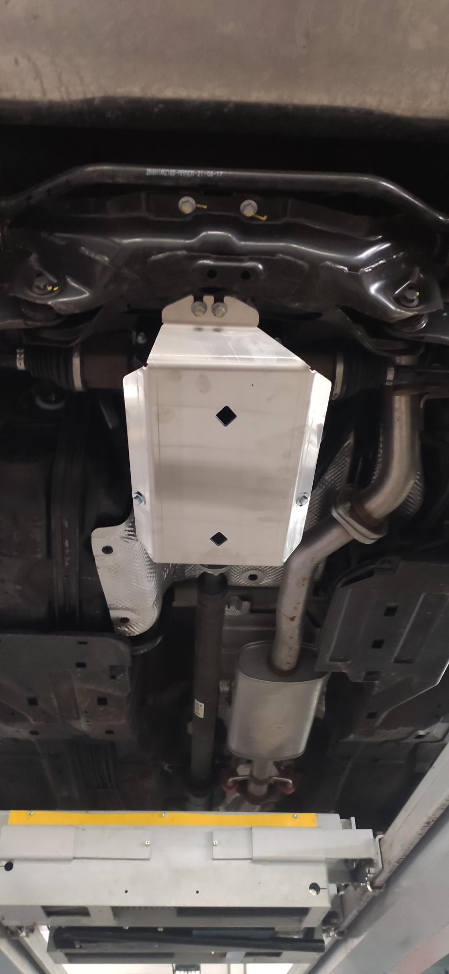 картинка Защита редуктора HAVAL F7, F7X (4WD) (2019-) (Алюминий 4мм) 06.03ABC