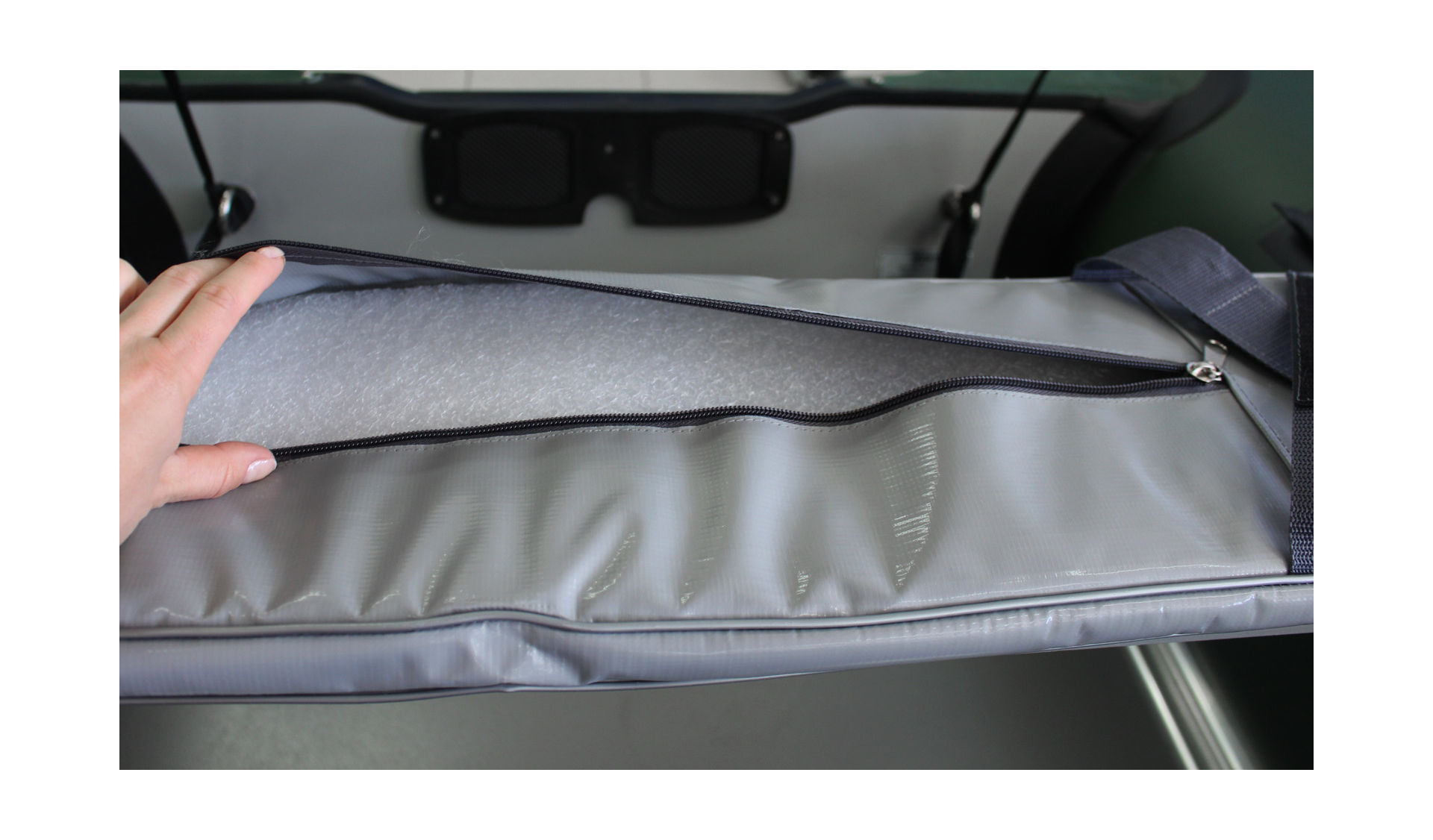 картинка Накладка мягкая на сиденье, ПВХ, 940х240 мм