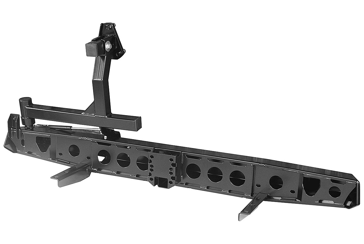 картинка Бампер задний РИФ Буханка с фаркопом и калиткой лифт
