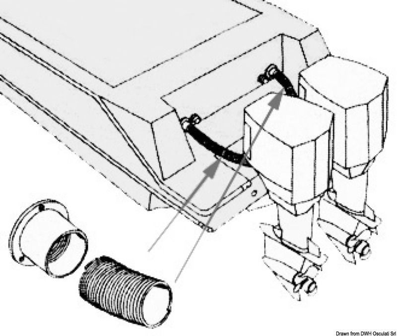 картинка Гофра кабель-трассы d50,8 мм, серая