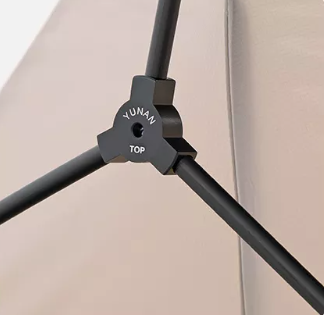 картинка Палатка Naturehike Cloud Trace 1-местная, алюминиевый каркас, серо-желтый