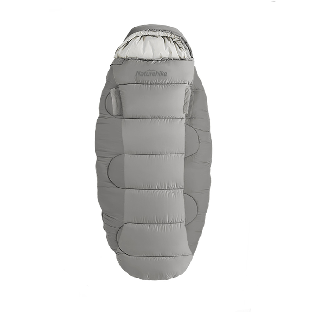 картинка Мешок спальный Naturehike Oval PS300 NH20MSD03, серый, 6927595775875