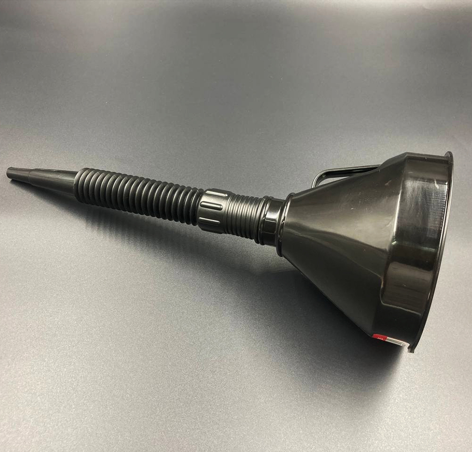 картинка Воронка пластиковая разборная с фильтром, 135 мм., черная