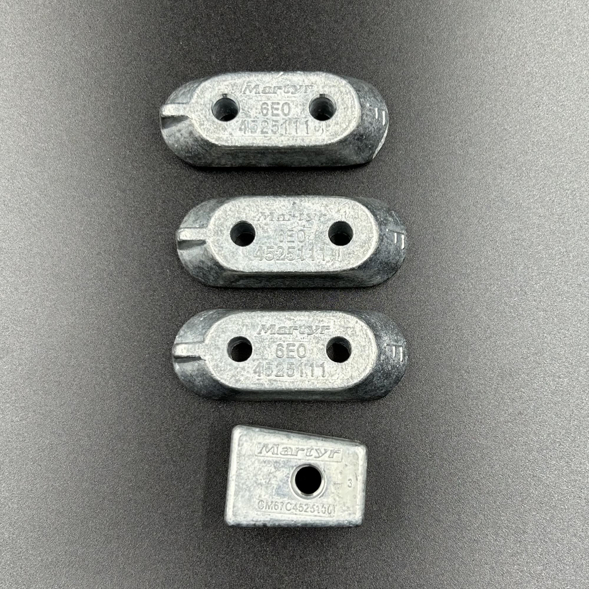 картинка Комплект анодов Yamaha F40-60 ZN (Цинковый) (CMY4060KIT) (MARTYR)