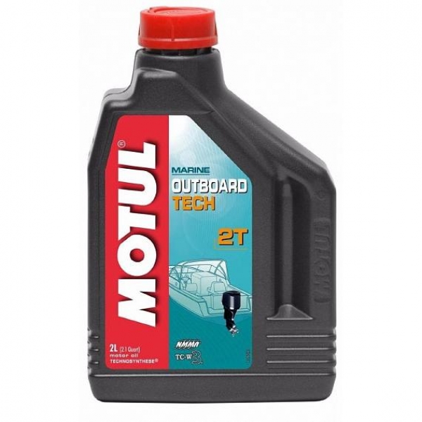 картинка Масло для подвесных лодочных моторов Motul OUTBOARD TECH 2T 2T TC-W3 2 L