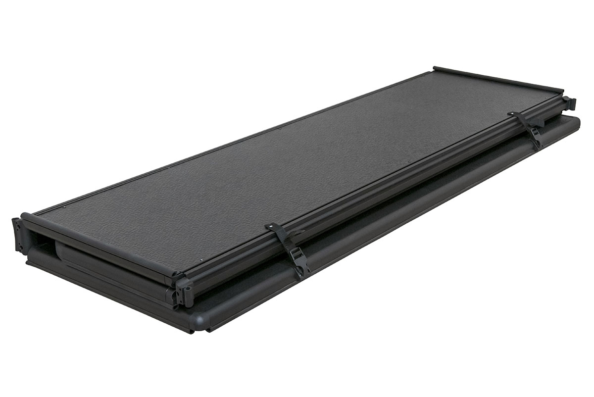 картинка Крышка кузова Mitsubishi L200 2015+, трёхсекционная, алюминиевая, черная