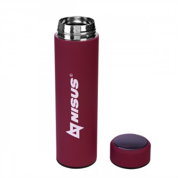 картинка Термос NISUS 530ML с термодатчиком, красный