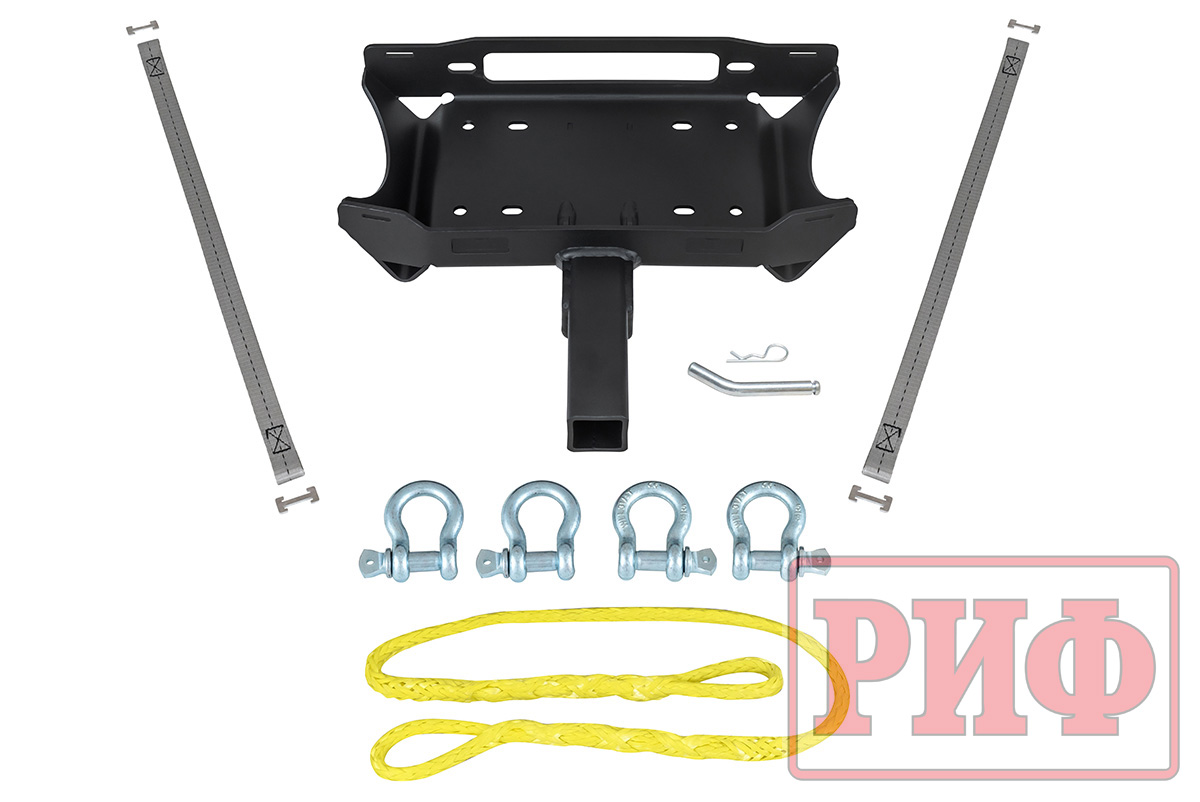 картинка Площадка съёмная для переносной лебёдки под квадрат, облегчённая, с ручками РИФ