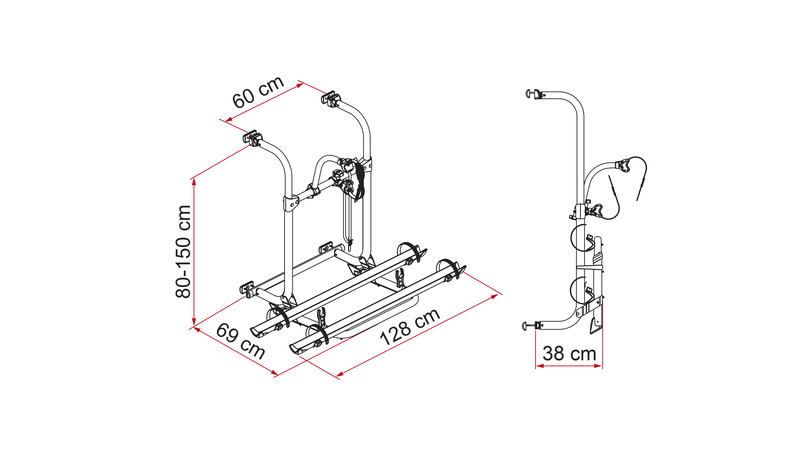 картинка Велокрепёж Fiamma Carry-Bike PRO 2-х местное