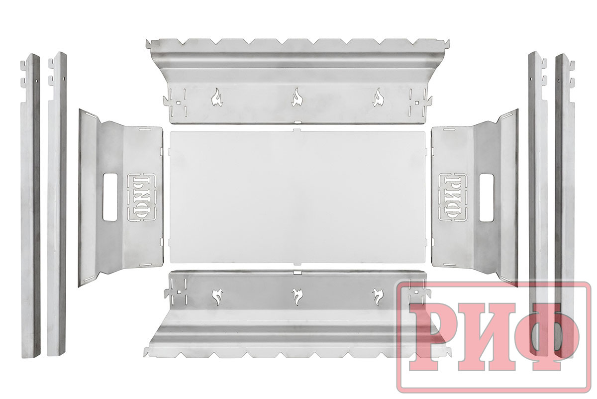 картинка Мангал РИФ нержавеющая сталь