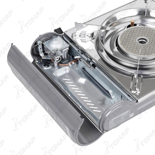 картинка Плита газовая NISUS, портативная, в кейсе, горелка керамическая, ветрозащита