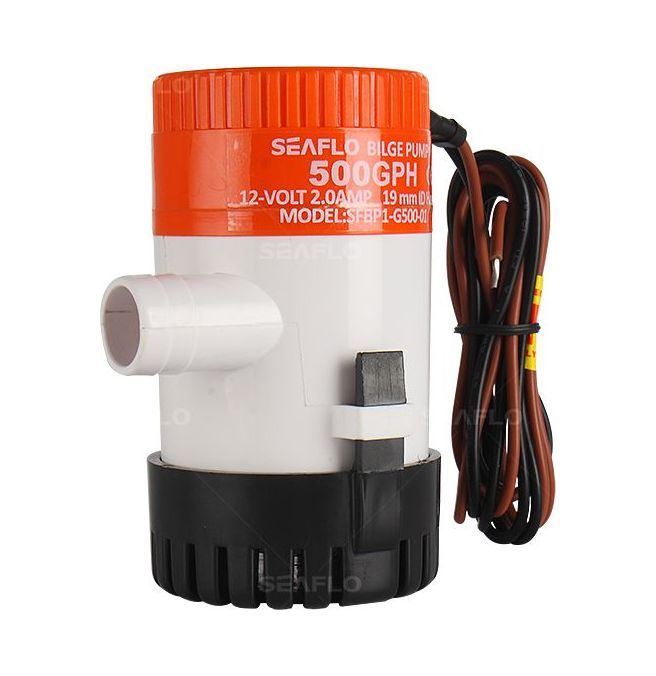 картинка Помпа осушительная 12 В, 500GPH (1892,5 л/час), SeaFlo