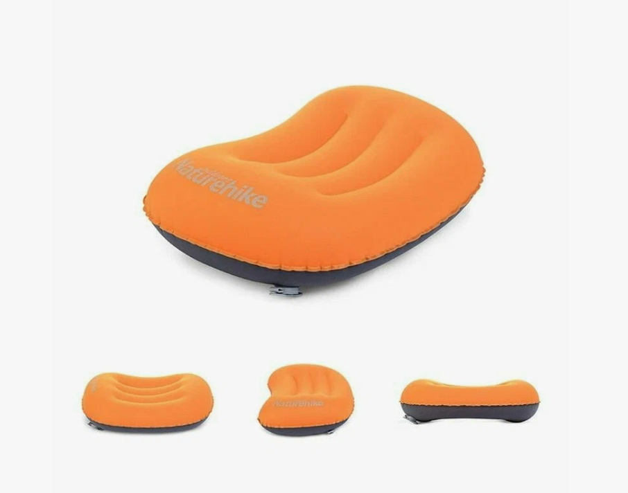 картинка Подушка туристическая надувная Naturehike 42x32x11см, оранжевая