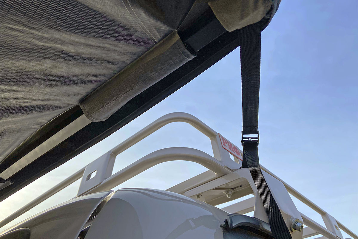 картинка Маркиза автомобильная РИФ веерная, безопорная 2х2,3 м (левая)