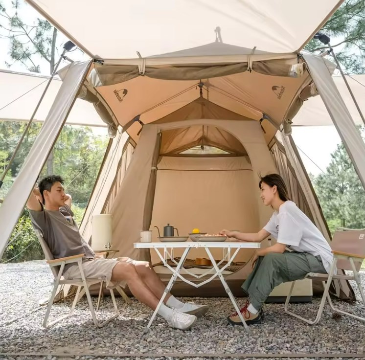 картинка Палатка Naturehike Village 13 Quick-opening, автоматическая 5-8-местная