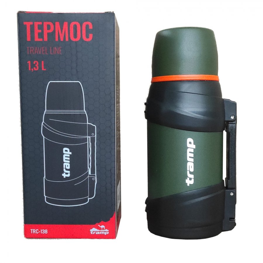 картинка Термос TRAMP Travel 1,3л. Оливковый