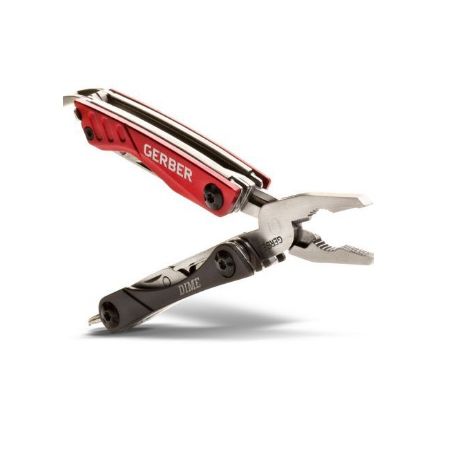 картинка Мультитул Gerber Essentials Dime Micro Tool, красный, (1003723), 31-001040