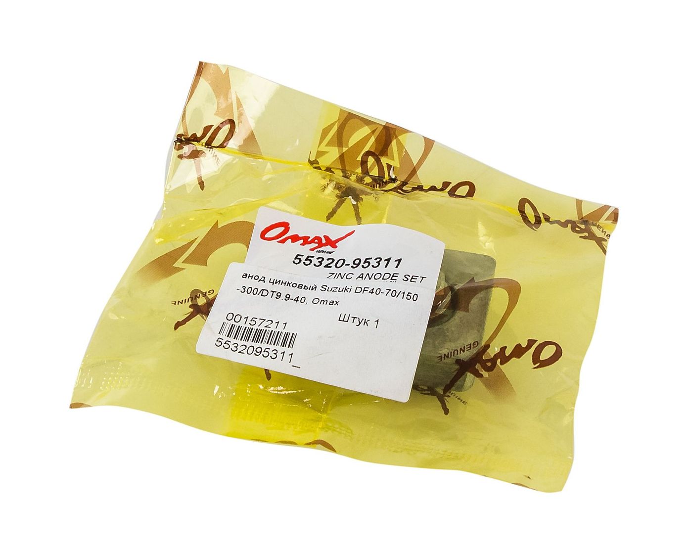 картинка Анод цинковый Suzuki DF40-70/150-300/DT9.9-40, Omax