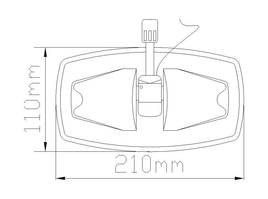 картинка Уключина в сборе тип b, черная