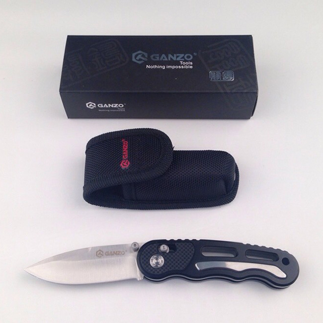 картинка Нож Ganzo G718 черный