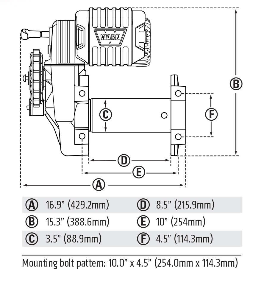 картинка Лебедка WARN M8274 10