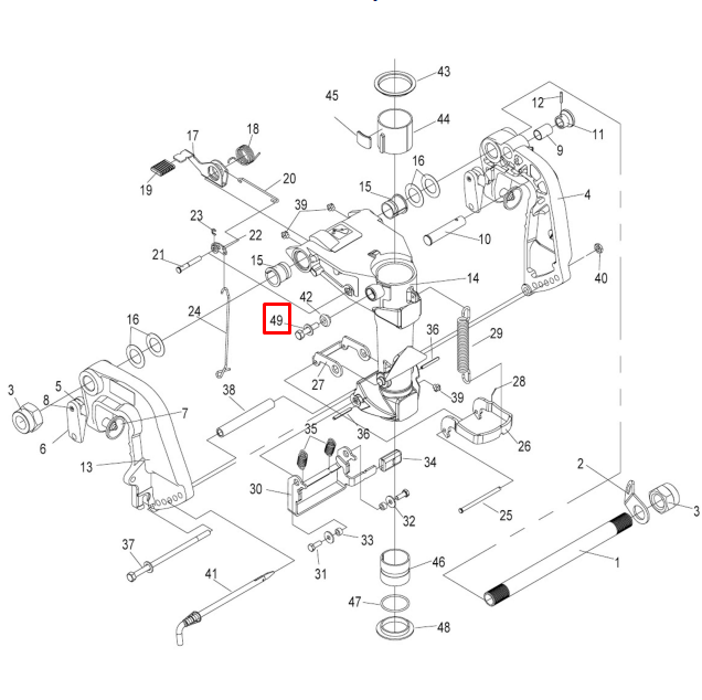 картинка Болт M6x20 Yamaha (97595-06520;T30-14035) (YUELANG)