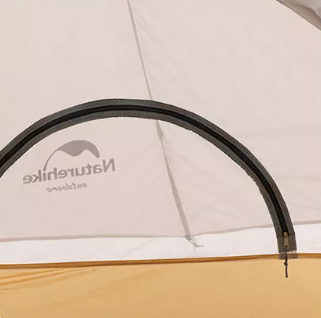 картинка Палатка Naturehike Cloud Trace 1-местная, алюминиевый каркас, серо-желтый