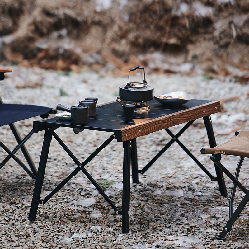 картинка Стол туристический Naturehike IGT складной, 86х43х42 см, черный