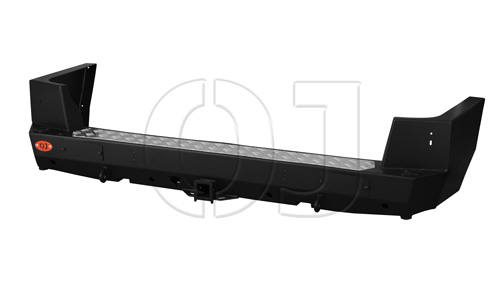 картинка Бампер задний УАЗ Патриот, в т.ч. рестайлинг 2014 опция (стандарт, лифт 50, лифт 65) 03.110.10 OJ