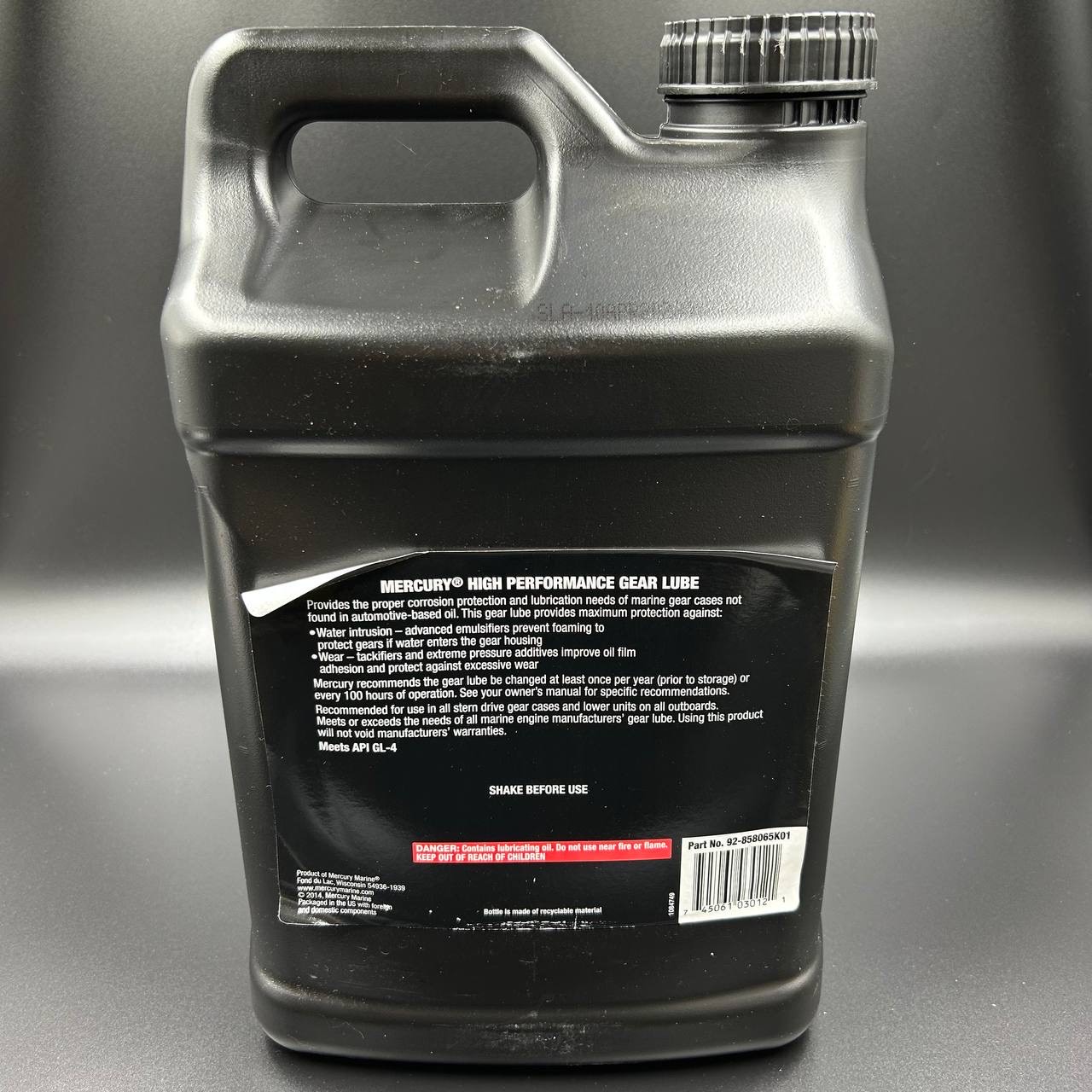 картинка Масло редукторное SAE 90 MERCURY, 9,46 л