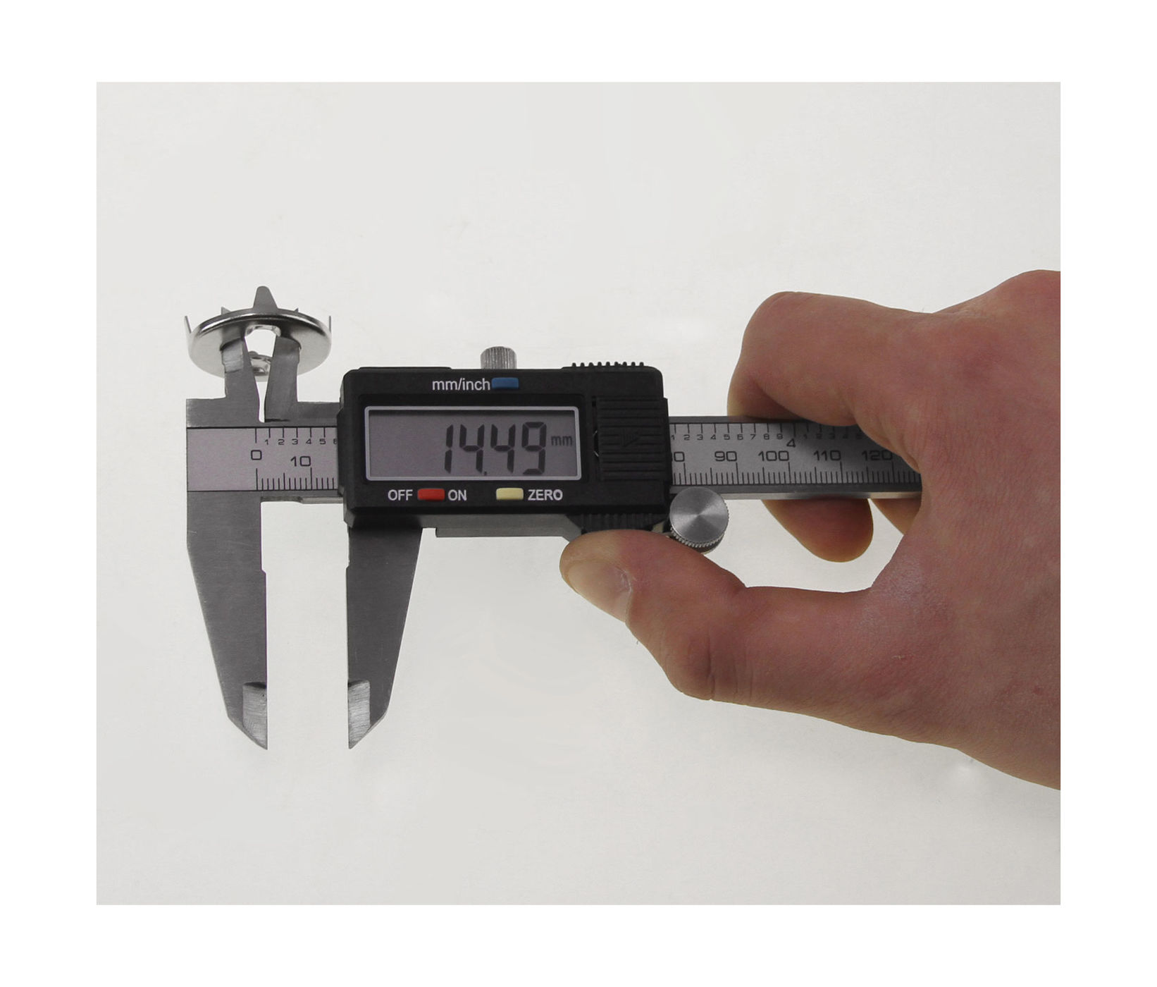 картинка Люверс под поворотную застежку DOT, никелир. латунь