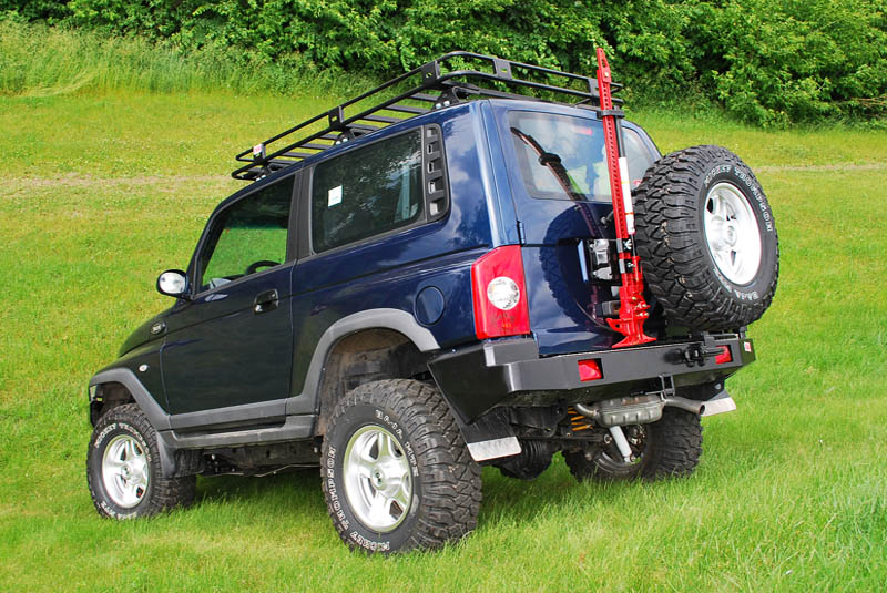 картинка Бампер задний РИФ Сафари TAGAZ Tager с фаркопом и калиткой