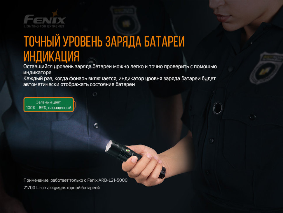 картинка Набор Fenix PD36R LED Flashlight+E01 V2.0